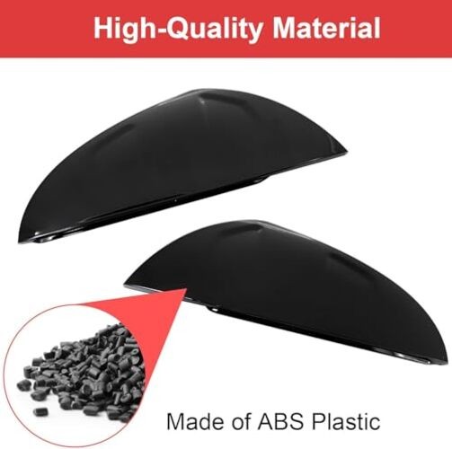 2PCS Side Mirror Caps Replacement for Lexus ES IS LS LC RC RCF UX Glossy Black