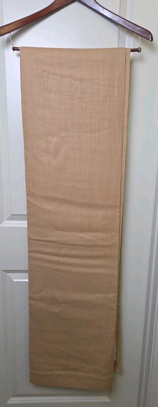 RESTORATION HARDWARE Belgian Textured Linen 50×96 Drapes Curtains Straw Choose #