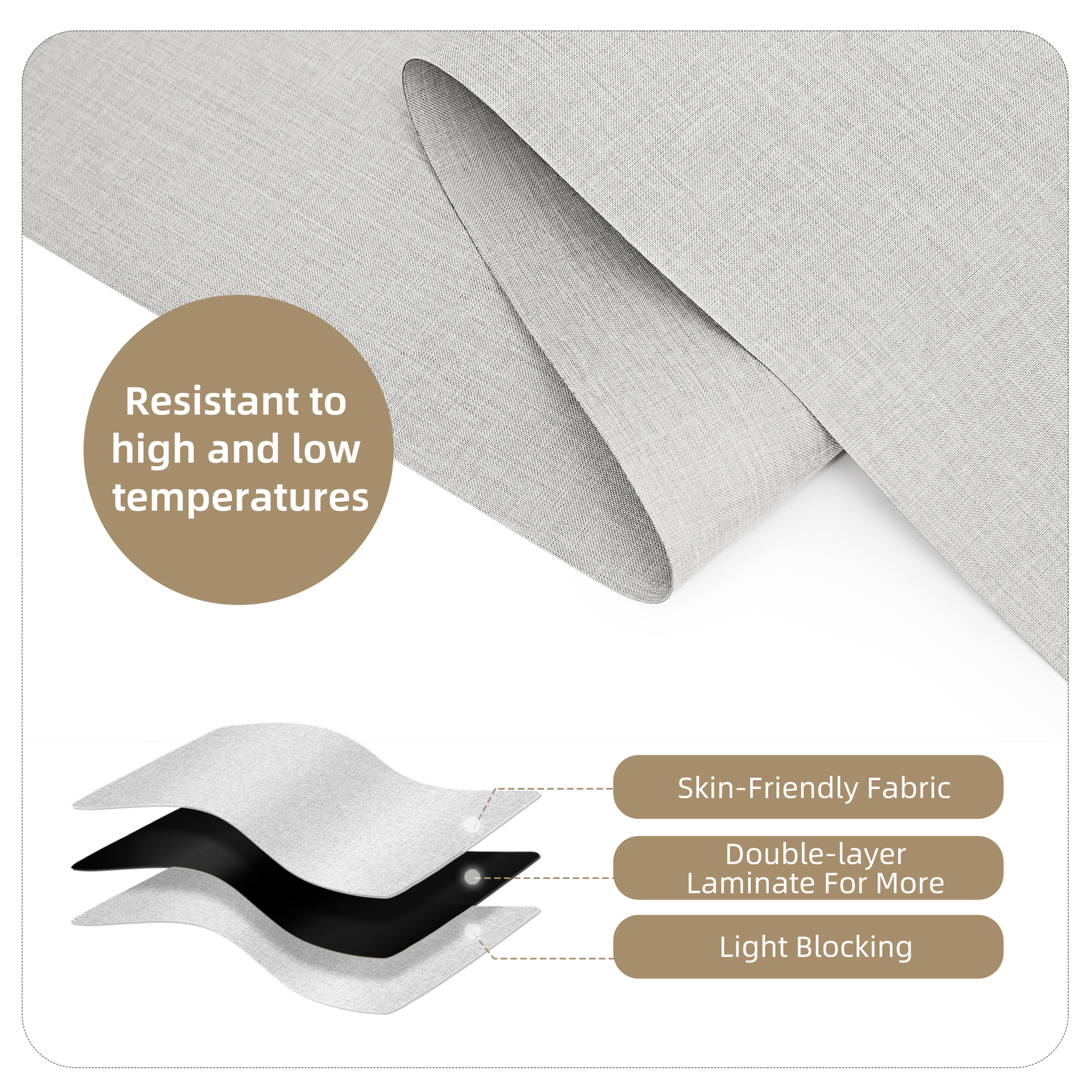 Changshade CUSTOM CUT Roller Shades Blinds Cordless 100% Blackout Window Blinds