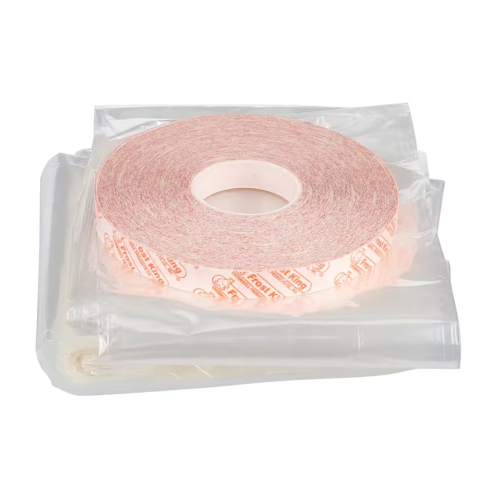 62 In. X 210 In. Polyurethane Extra-Large Shrink Window Insulation (2 per Pack)
