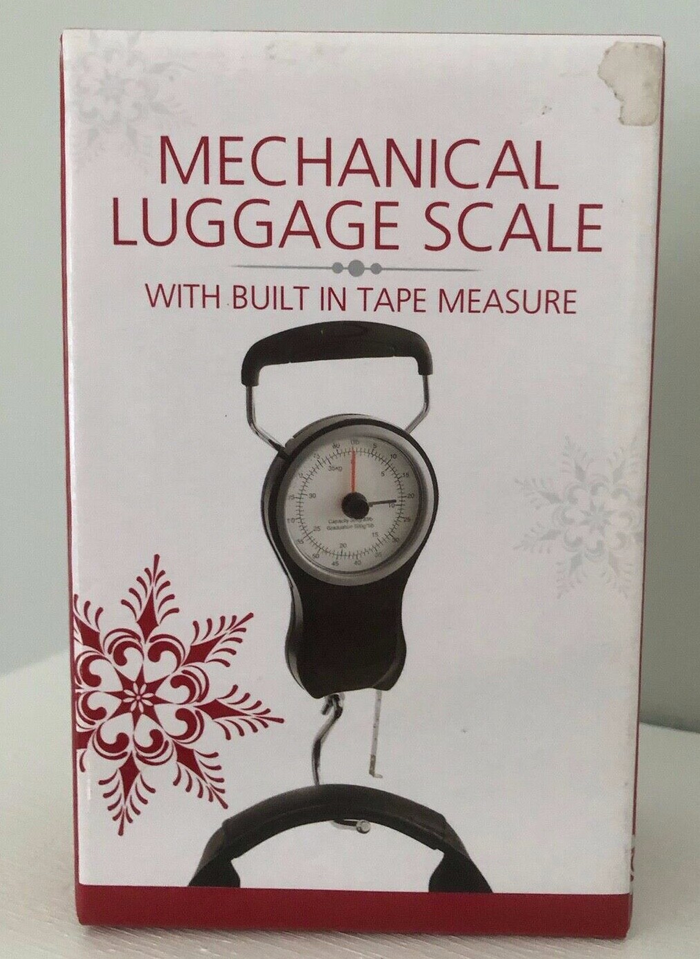 Mechanical Luggage Scale Built In Tape Measure Made Expsly For Bed Bath & Beyond