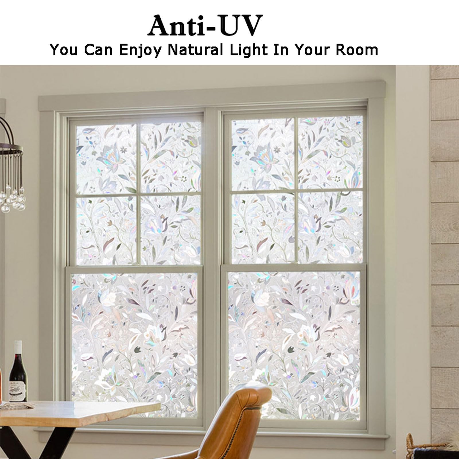 Kromapolis Window Film, Privacy 17.5In x 78.7In, Clear