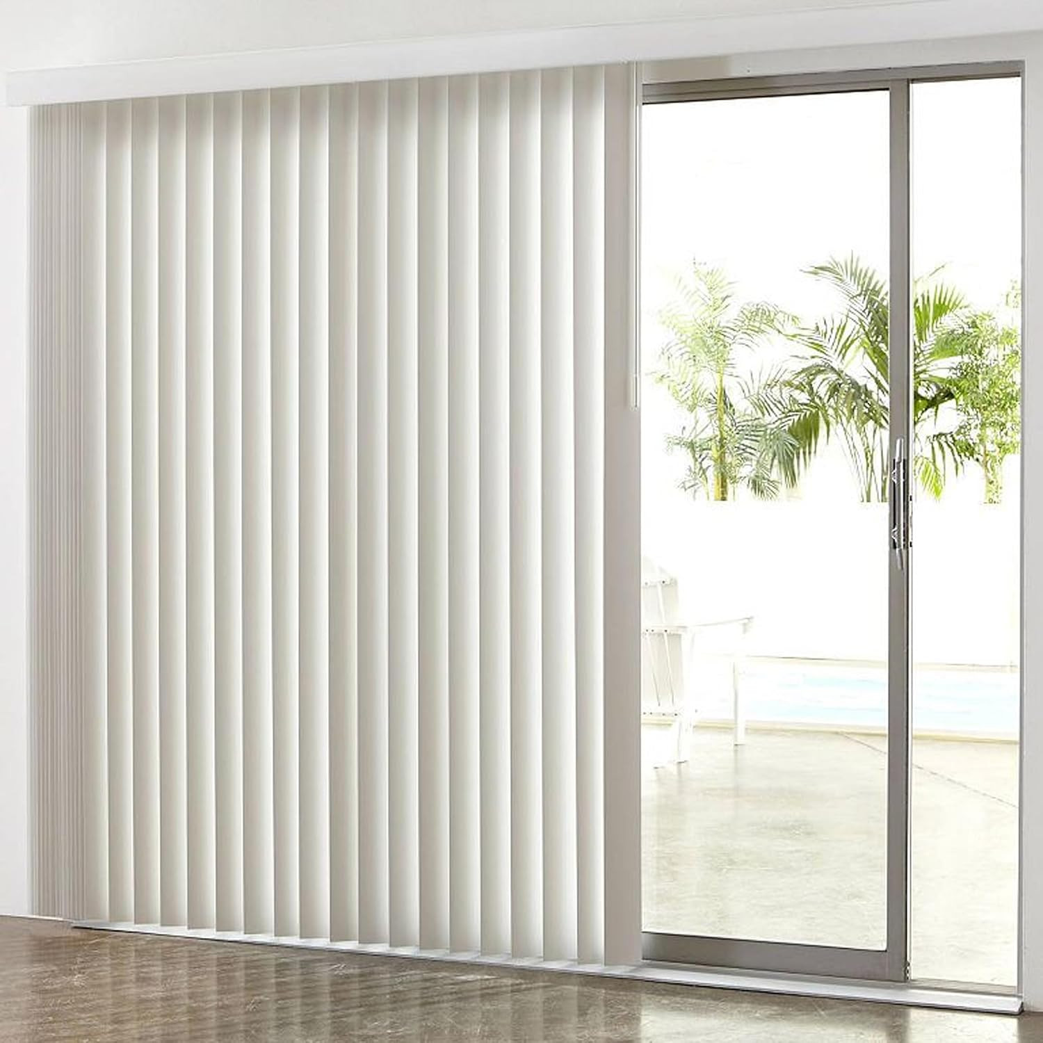 5 Pack 82.5″ Vertical Replacement Blinds PVC Vertical Window Blinds Replacement