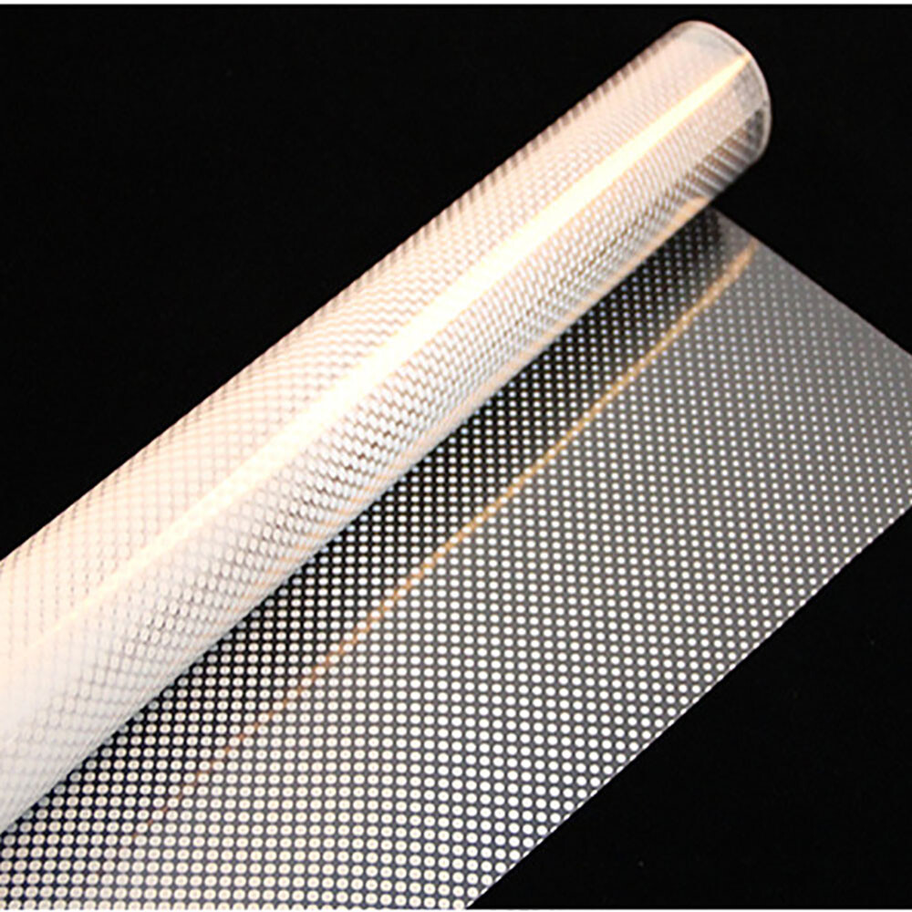 Window Film Gradient White Double Side Dots Sticker Semi-Privacy Vinyls Office