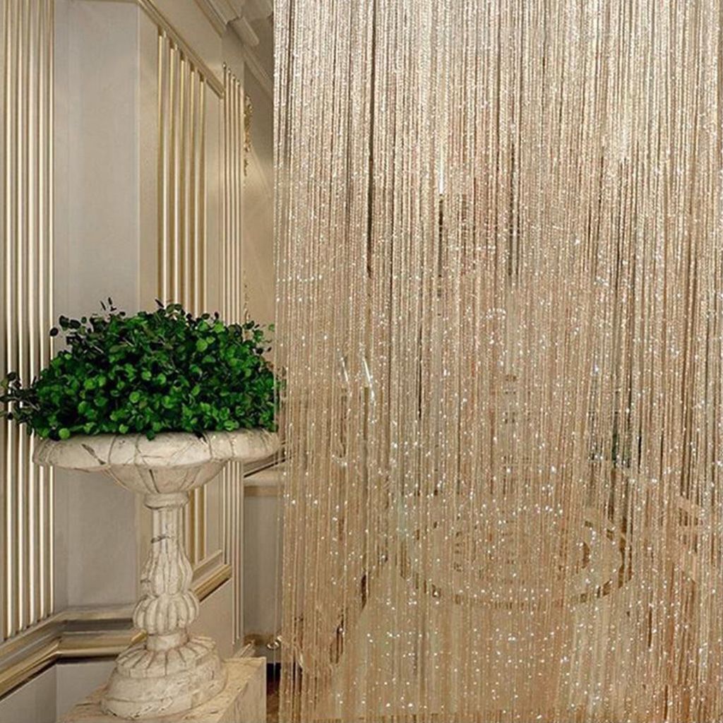 NEW String Door Curtain Beads Room Divider Window Panel Tassel Fringe Decoration