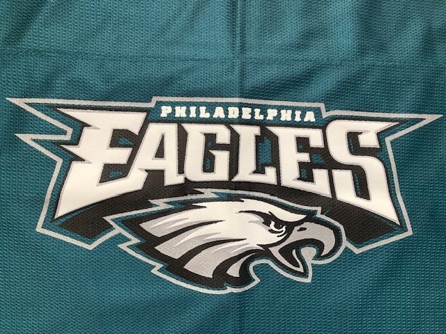 Philadelphia Eagles Window Valance 88″ Long x 16.5″ Wide Made in USA- EUC