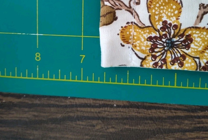 Vintage Custom Made Lined Window Floral Bird Short Valance Curtain 124″ X 13.5″