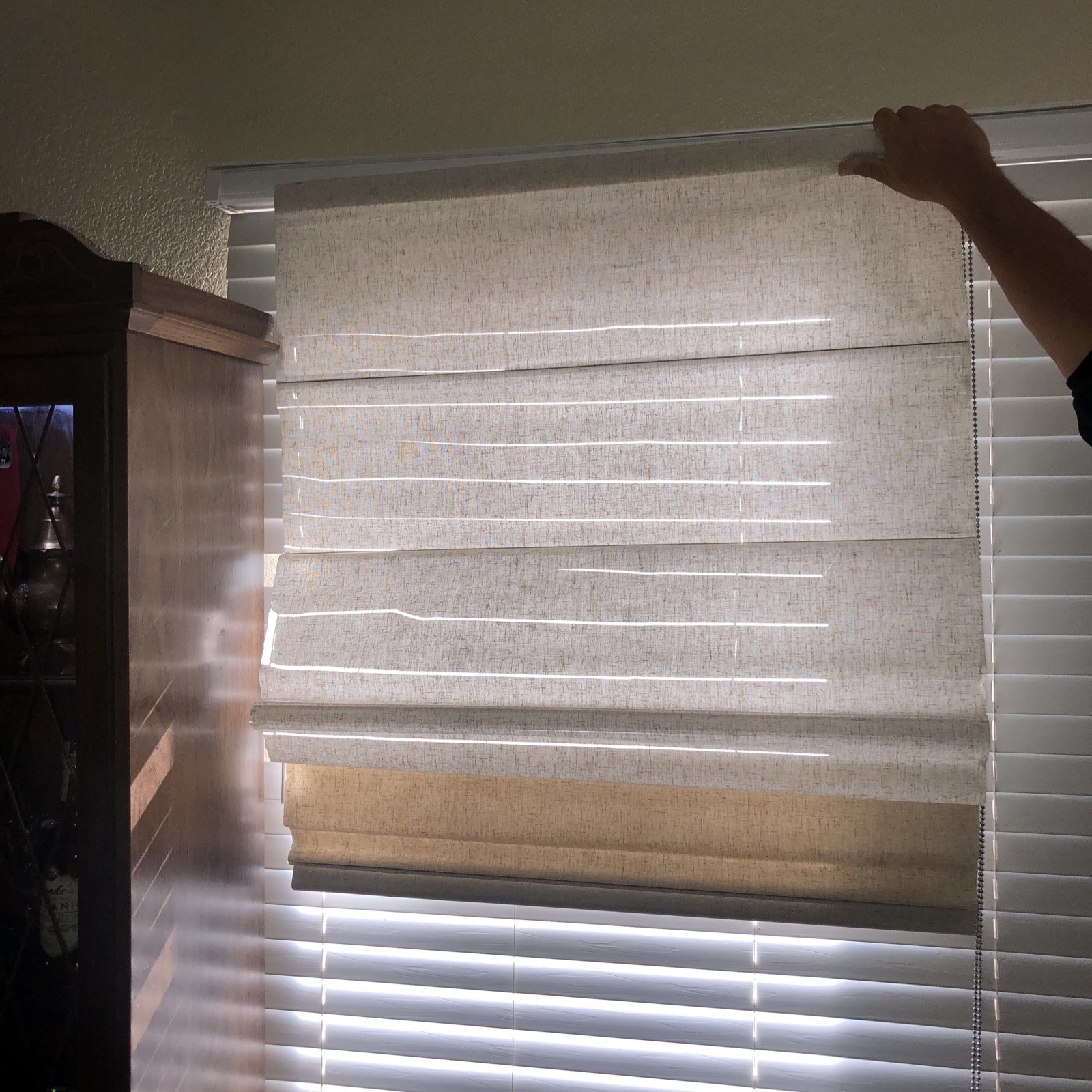 roller shades for windows 32.9” X 63.9” Three Shades In One Package