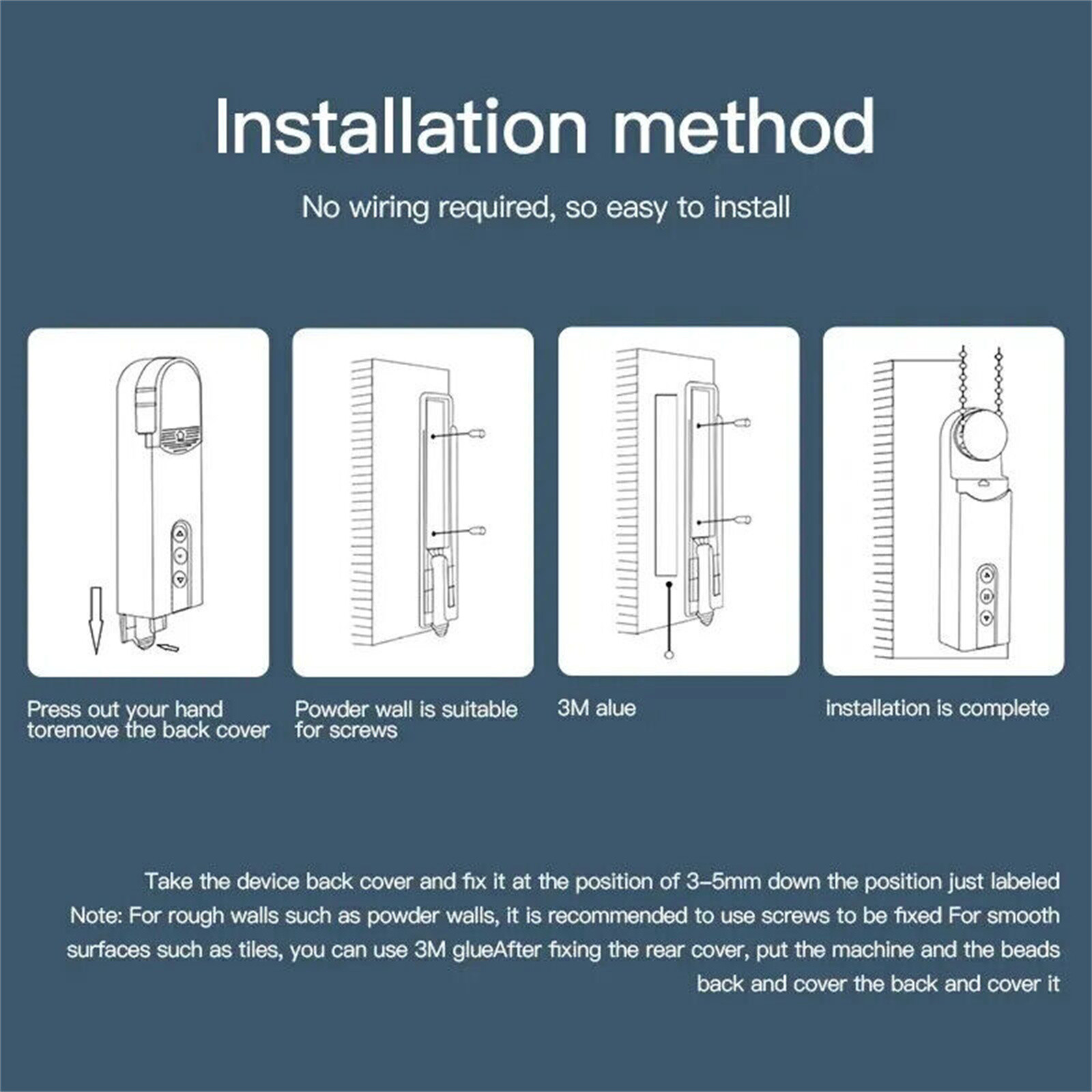 Smart Blind Motor Wifi Automatic Roller Shutter with App Control Bluetooth