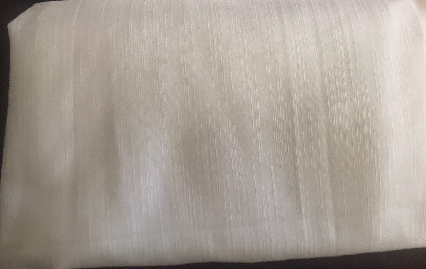 Hearth & Hand Solid Cream Cotton Blend Window Panel 95″ L
