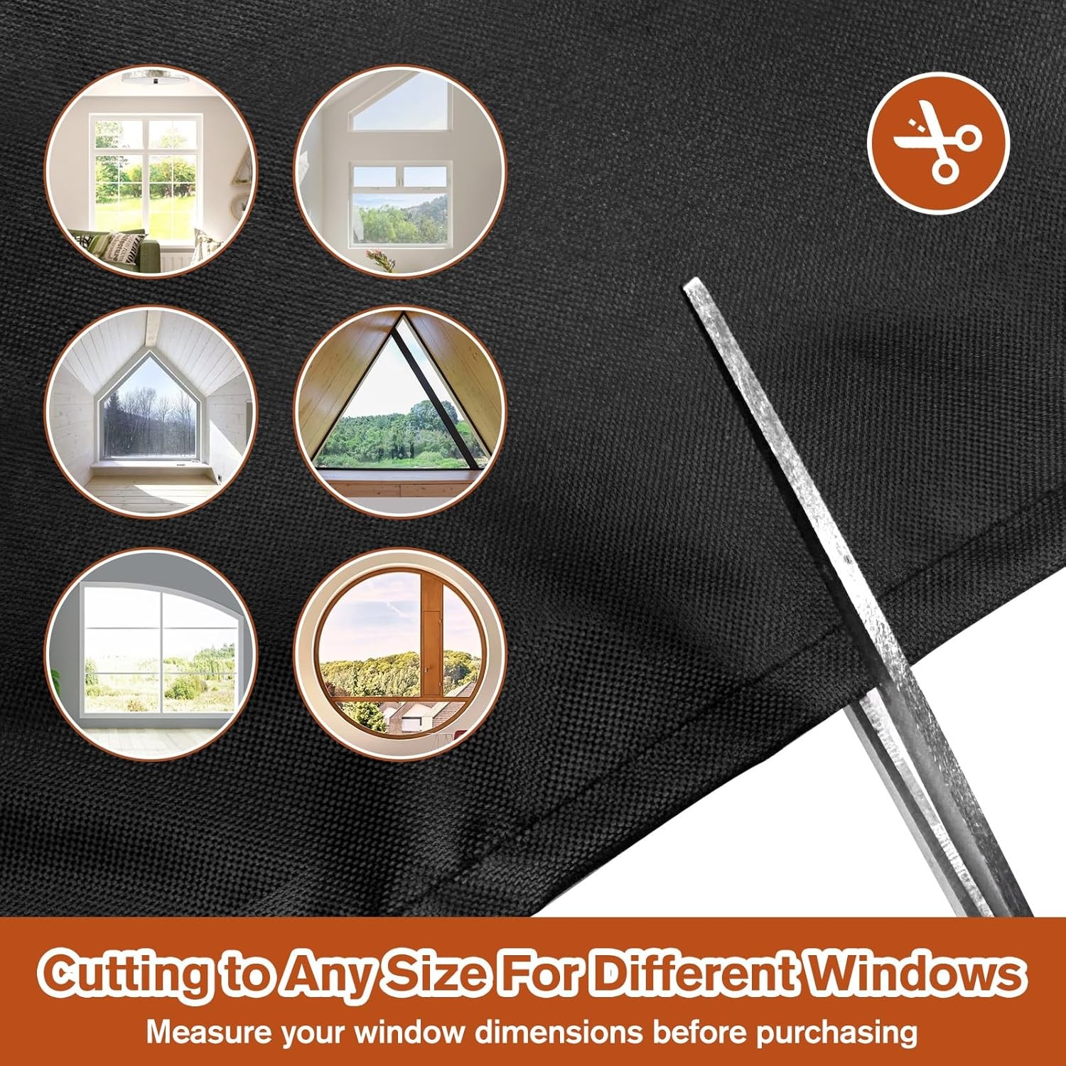 68 X 16.5 Inch Top of Curtain Light Blocker for Blackout Curtains Light Blocking