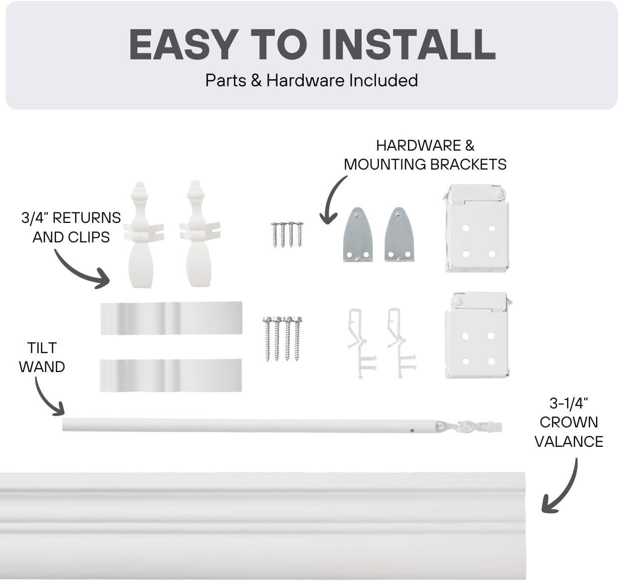 Window treatments Remote control, blinds and blackout curtains, bright white
