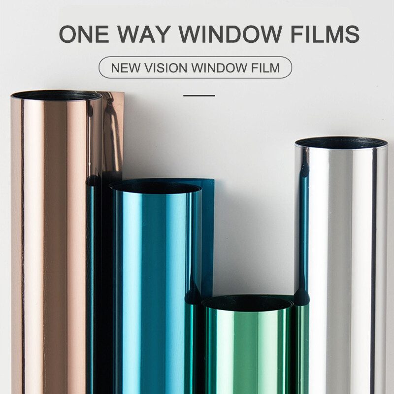 One Way Vision Privacy Mirror Window Film Home Building Reflective Tinting