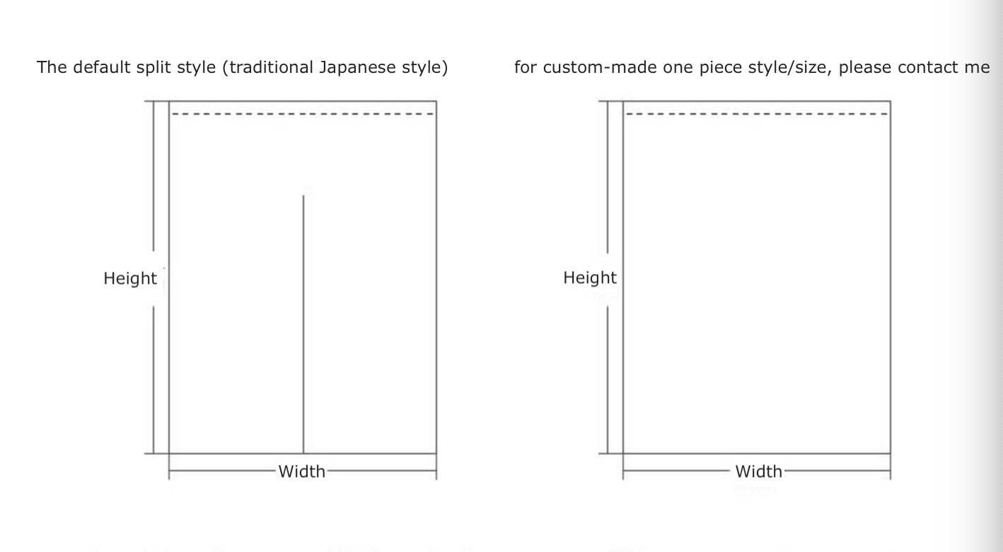 Cotton Linen Japanese Ukiyoe Wave Door Curtain Noren Tapesty 85x120cm 75x120cm