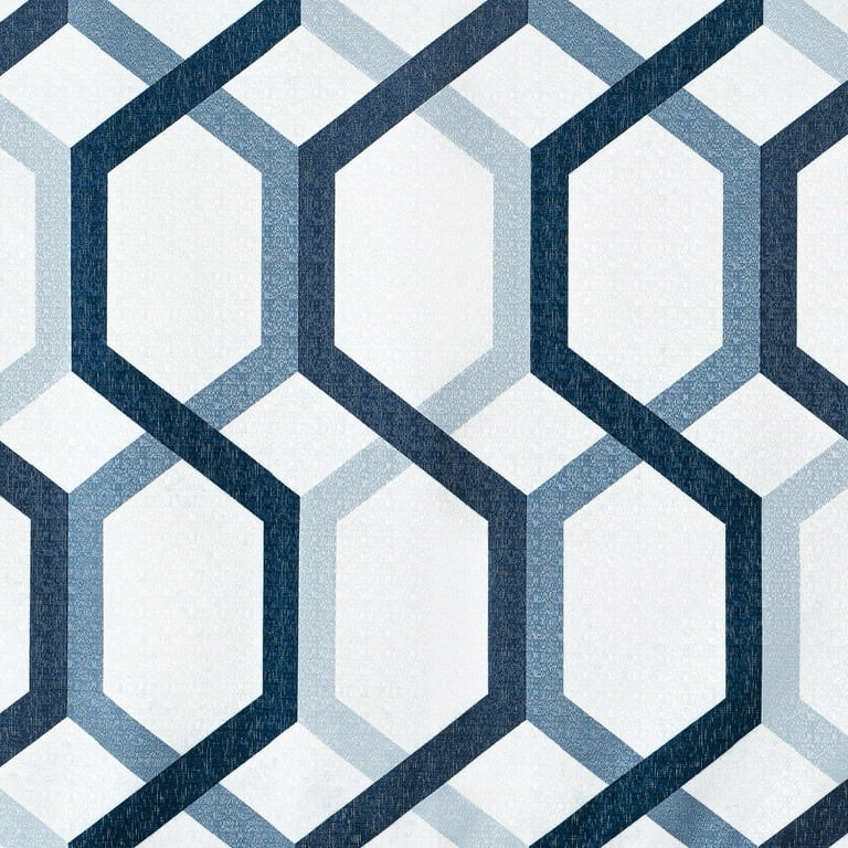 Sun Zero Arlo 2-pack Textured Geometric Print Curtain Panel Pair, 63″x80″