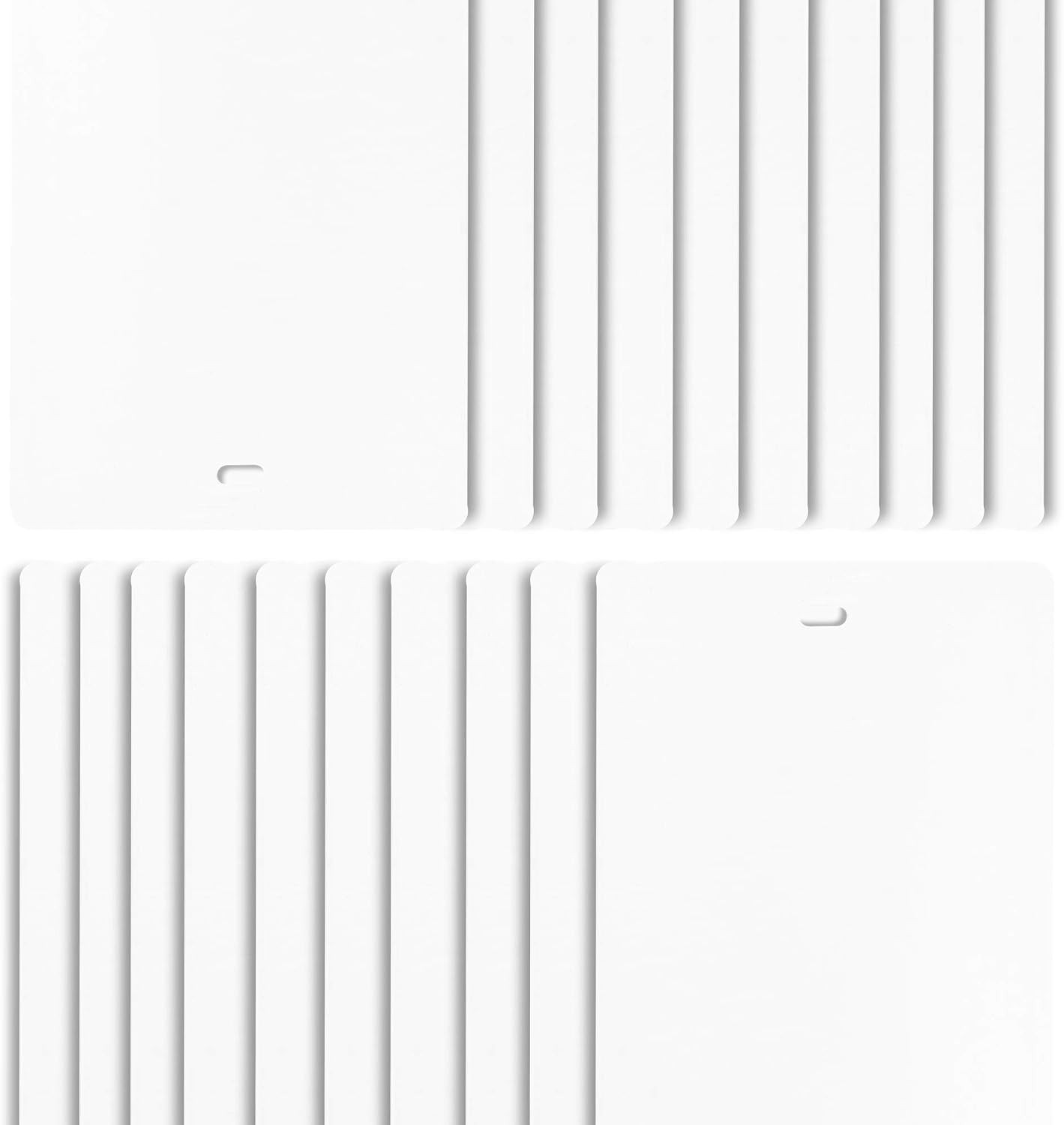 Smooth White Vertical Blind Slats 58.5×3.5 – 20 Pack