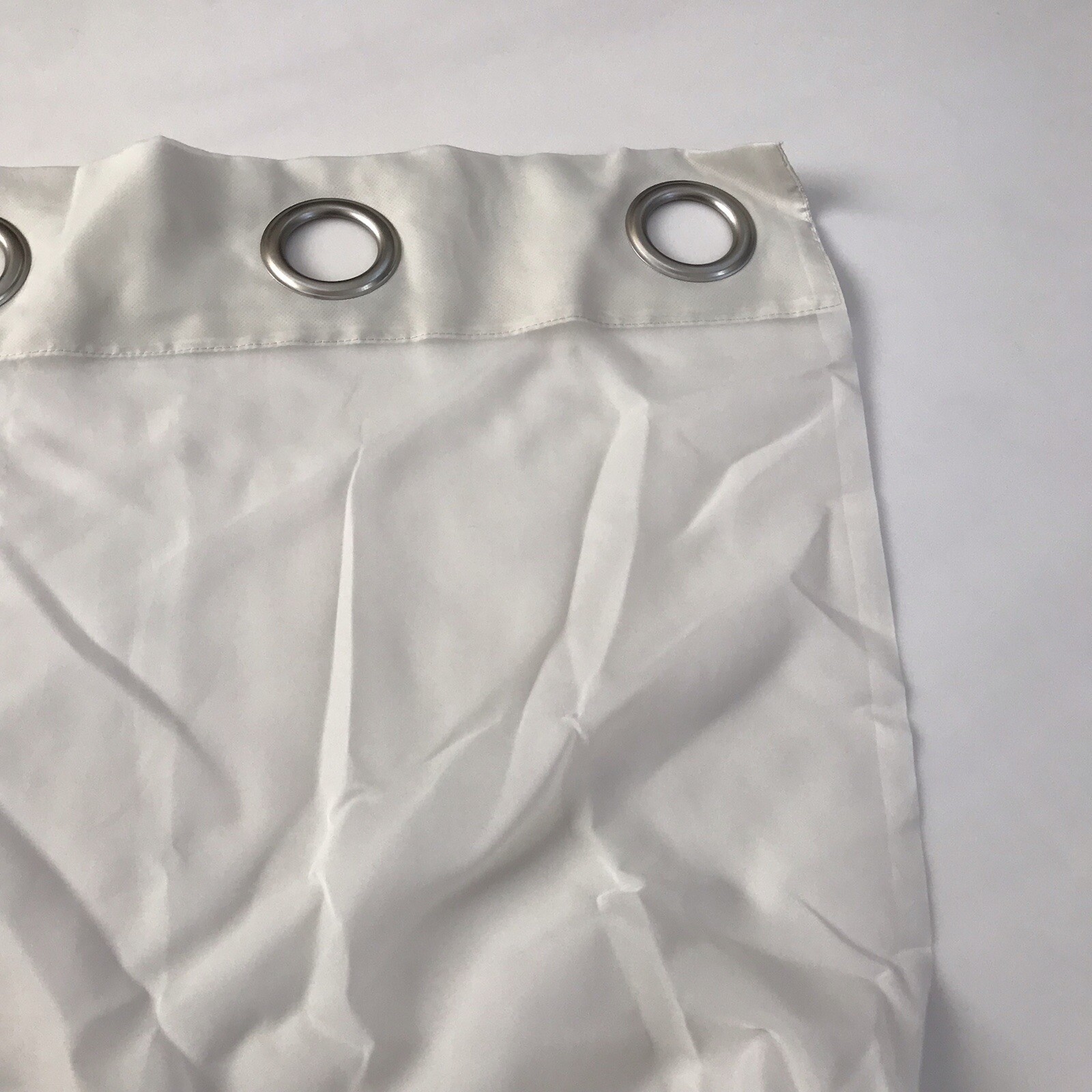 2 Cream Sheer Panel Martha Stewart Curtain Drapes Window Grommet 49×83” Eyelet