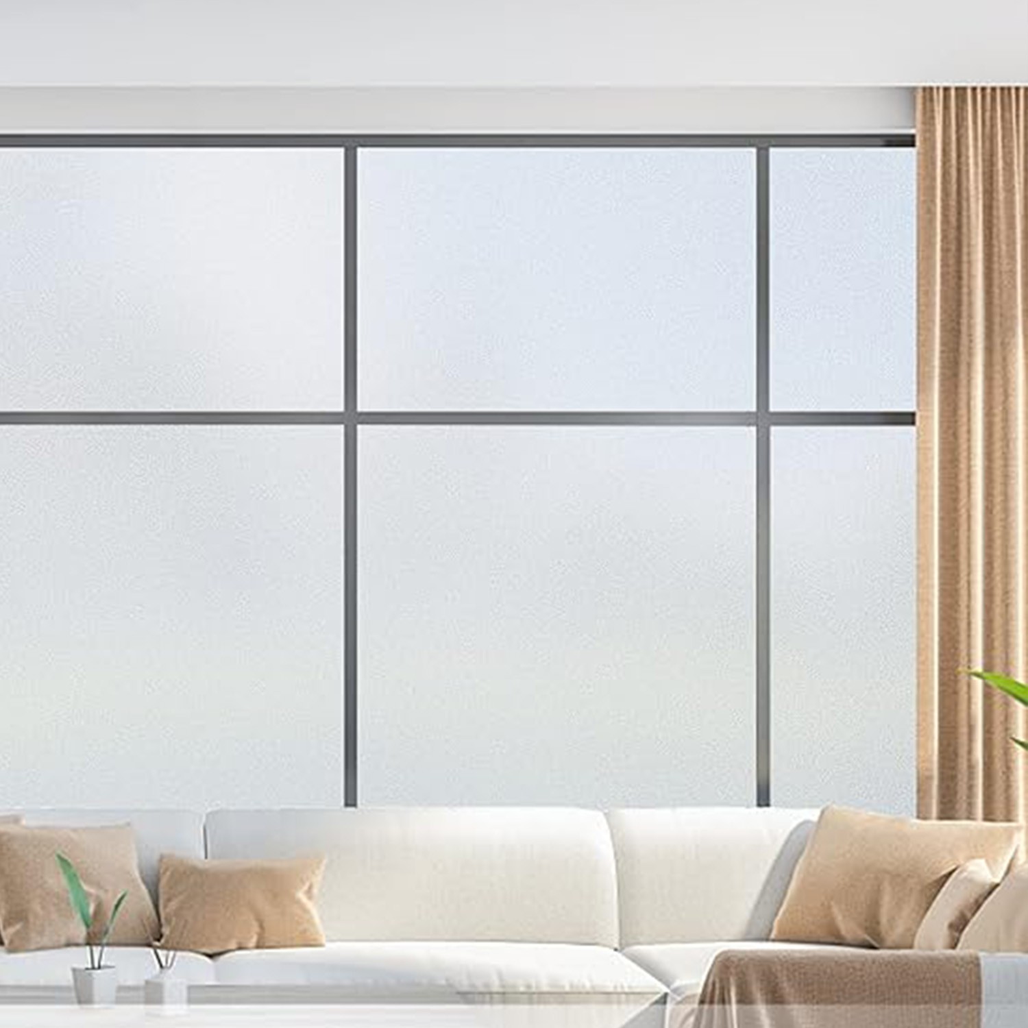 Heat insulation Anti UV One Way Window Privacy Film For House Office Balcony