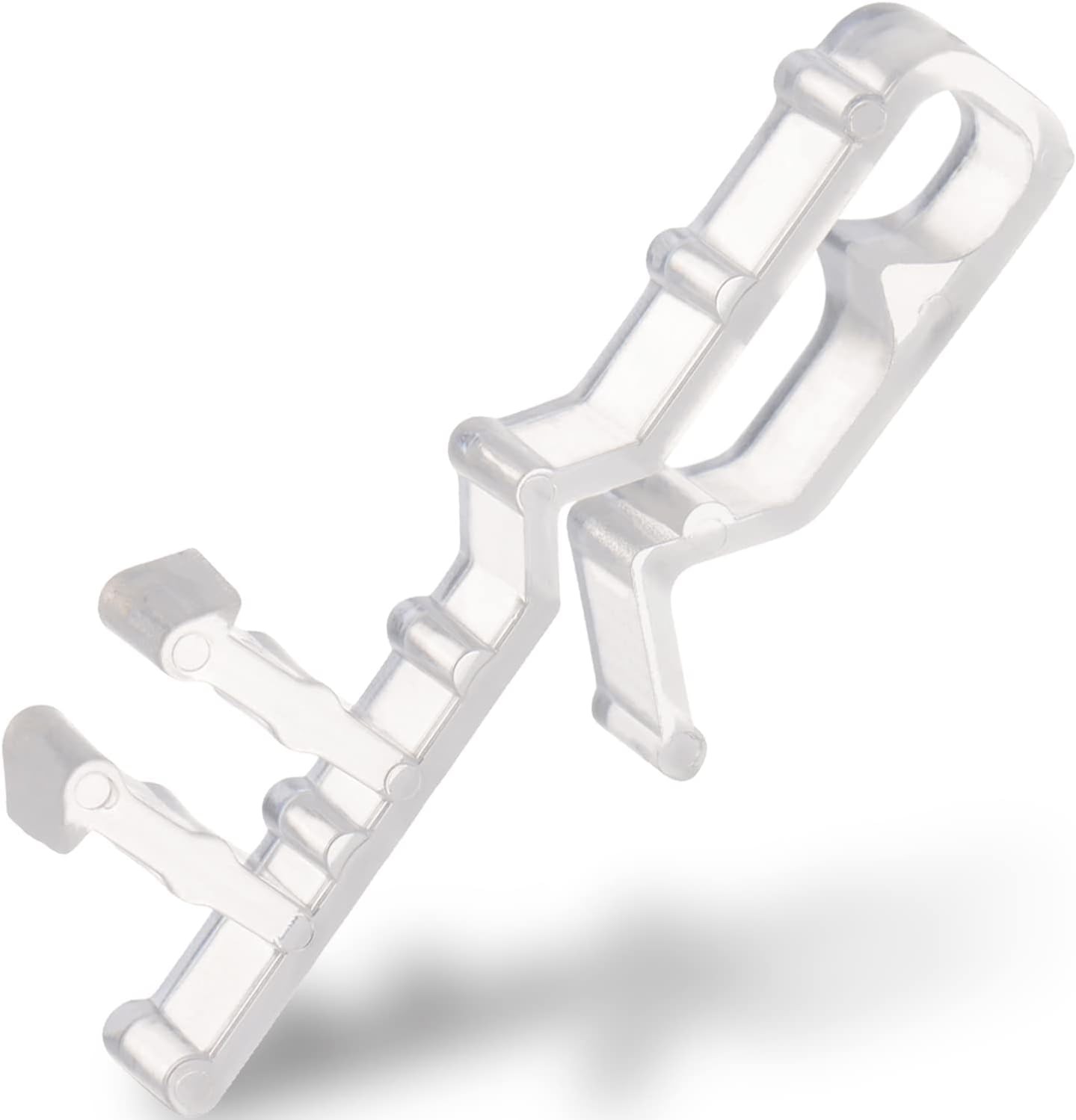 Blind Valance Clips 2 Inch Hidden Channel Clear Plastic 10 Pieces
