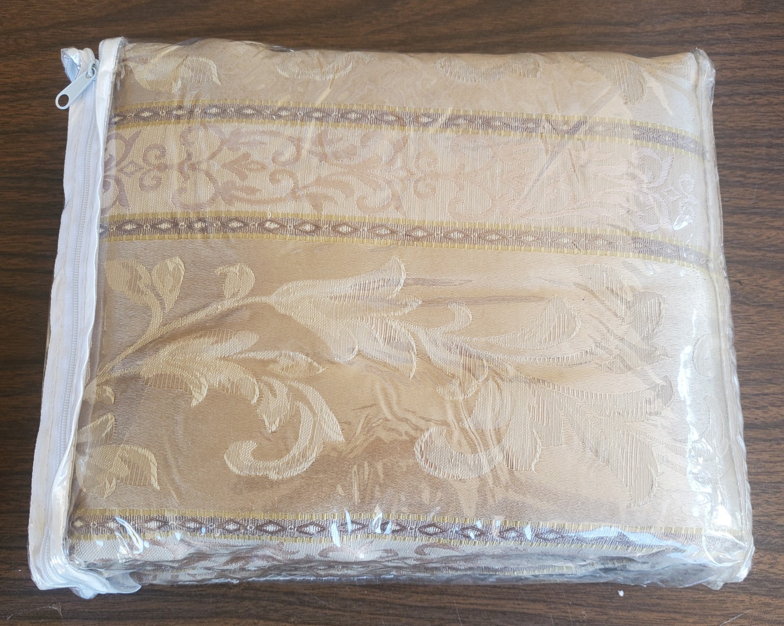 SEARS Whole Home Collection 2 Rod-Pocket Panels Jacquard Curtains 96”x 84” NEW