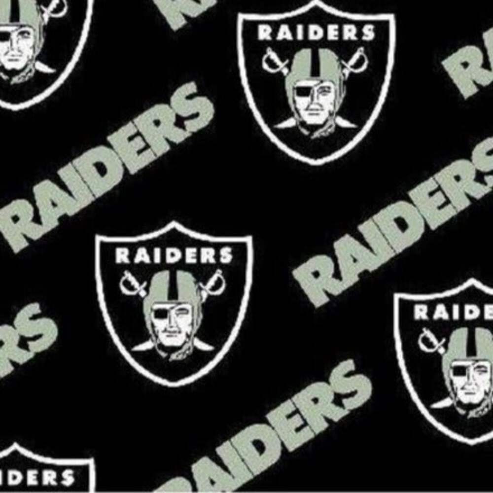 Handmade Valance or Curtain Panel Raiders Solid Black