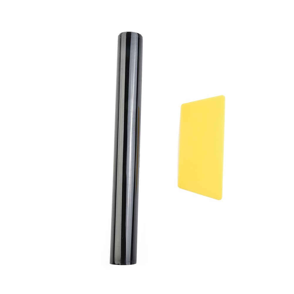 Universal/Black CAR Sun Strip Tint Visor For Front Windshield 5%VL Limo Shade