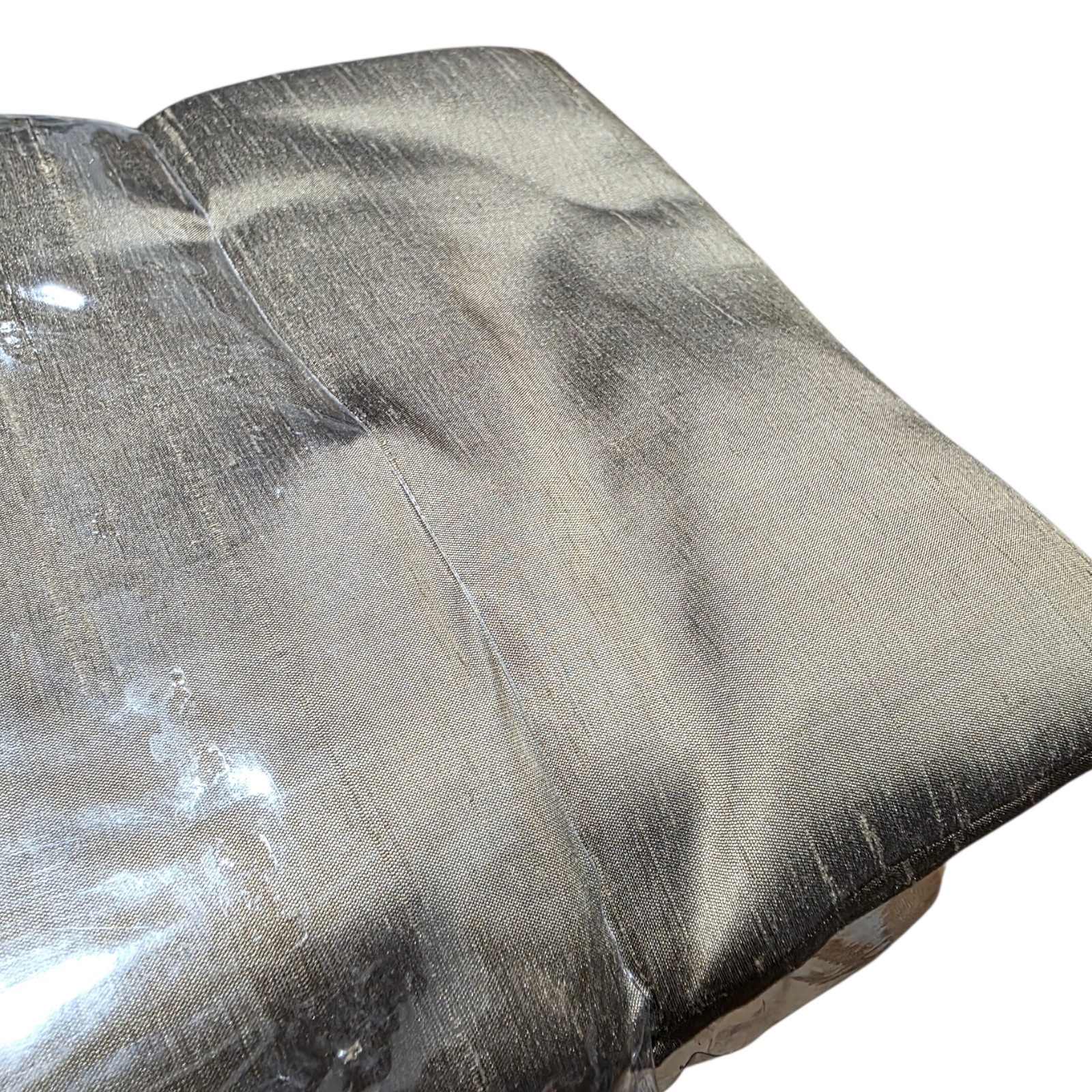NEW! Pottery Barn Olive Green Silk Drape Rideau 50″ x 84″ Pole Pocket MSRP $109