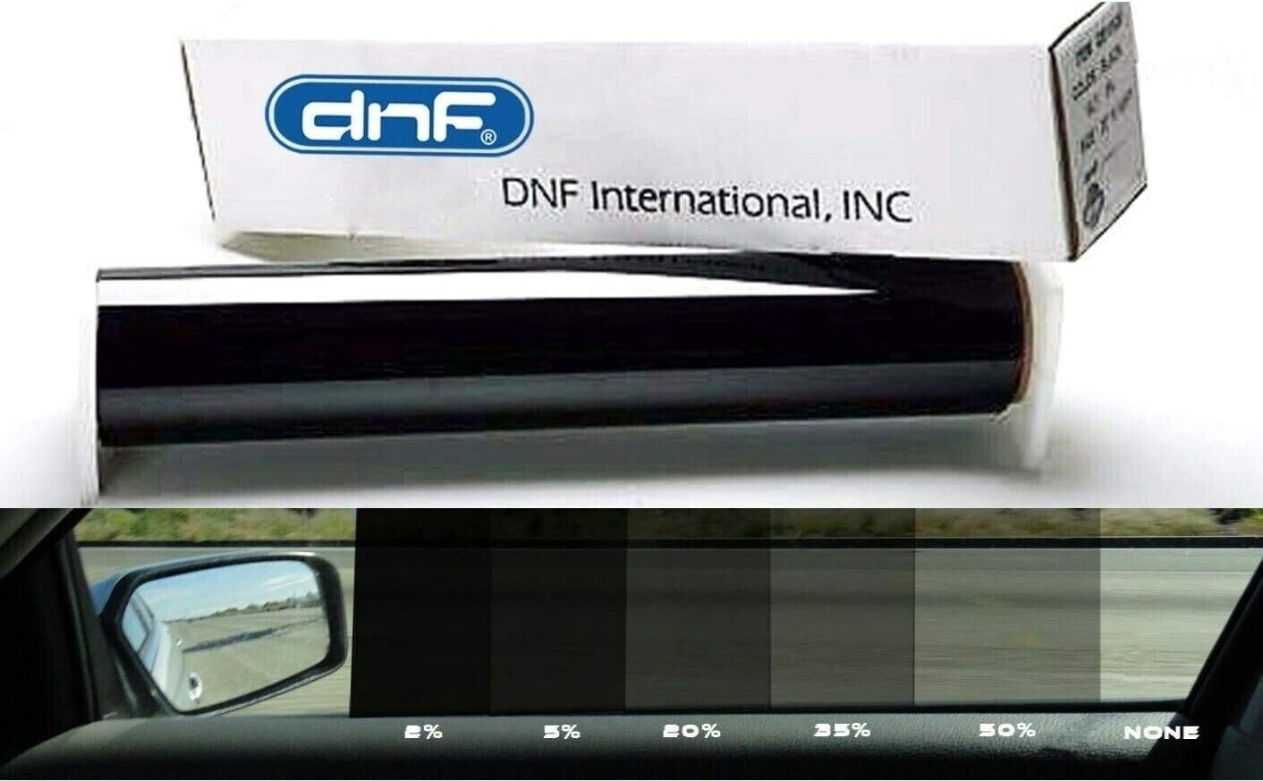 DNF Ceramic Window Tint Roll for Home, Office, Car, Truck, Auto – Any Size Shade