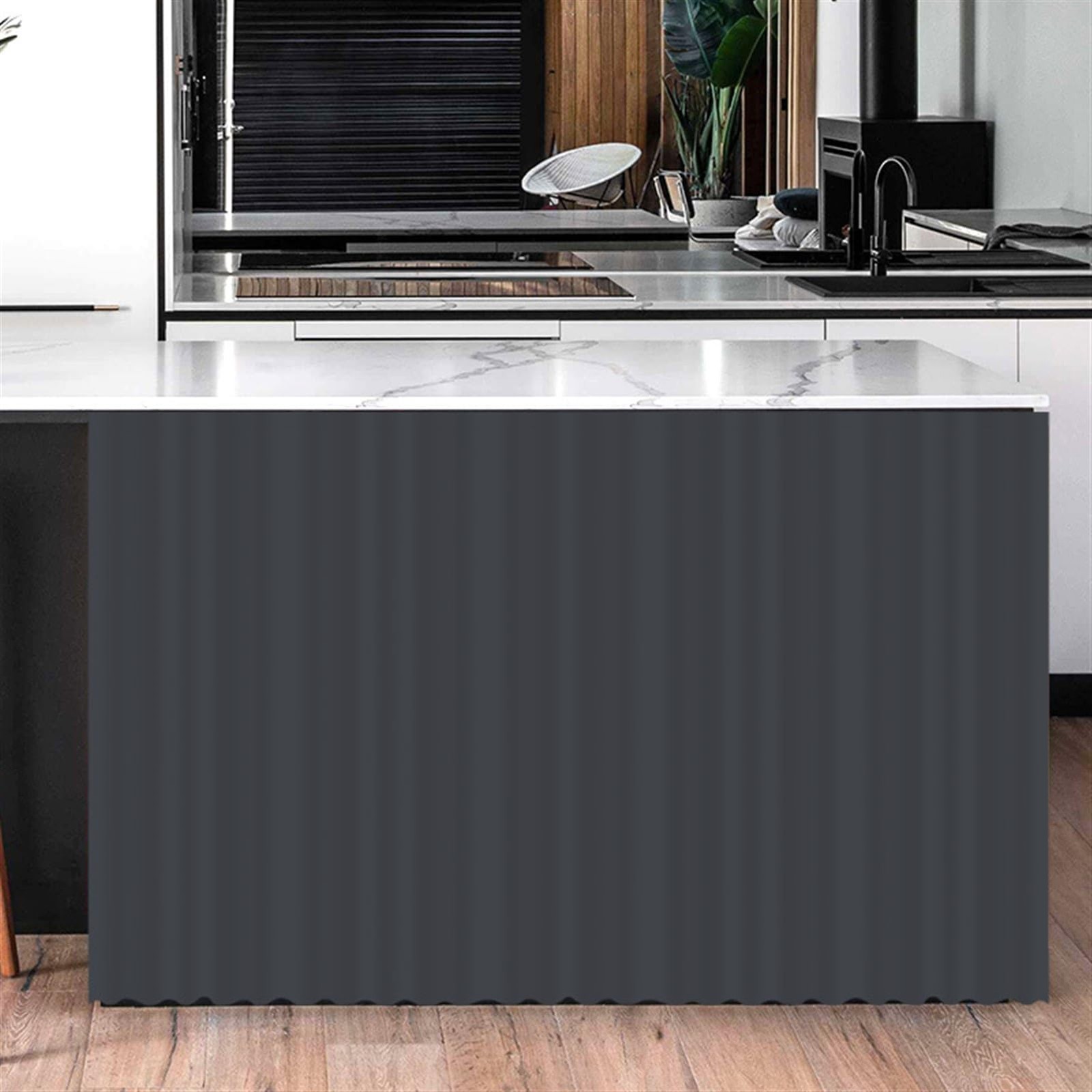 Cabinet Curtains for Shelves Privacy Closet Curtain Dust Proof Hook & Loop Un…