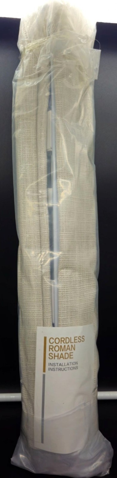 Comodex Cordless Blackout Roman Shade 21 W x 48 H Inches Beige Natural Fabric