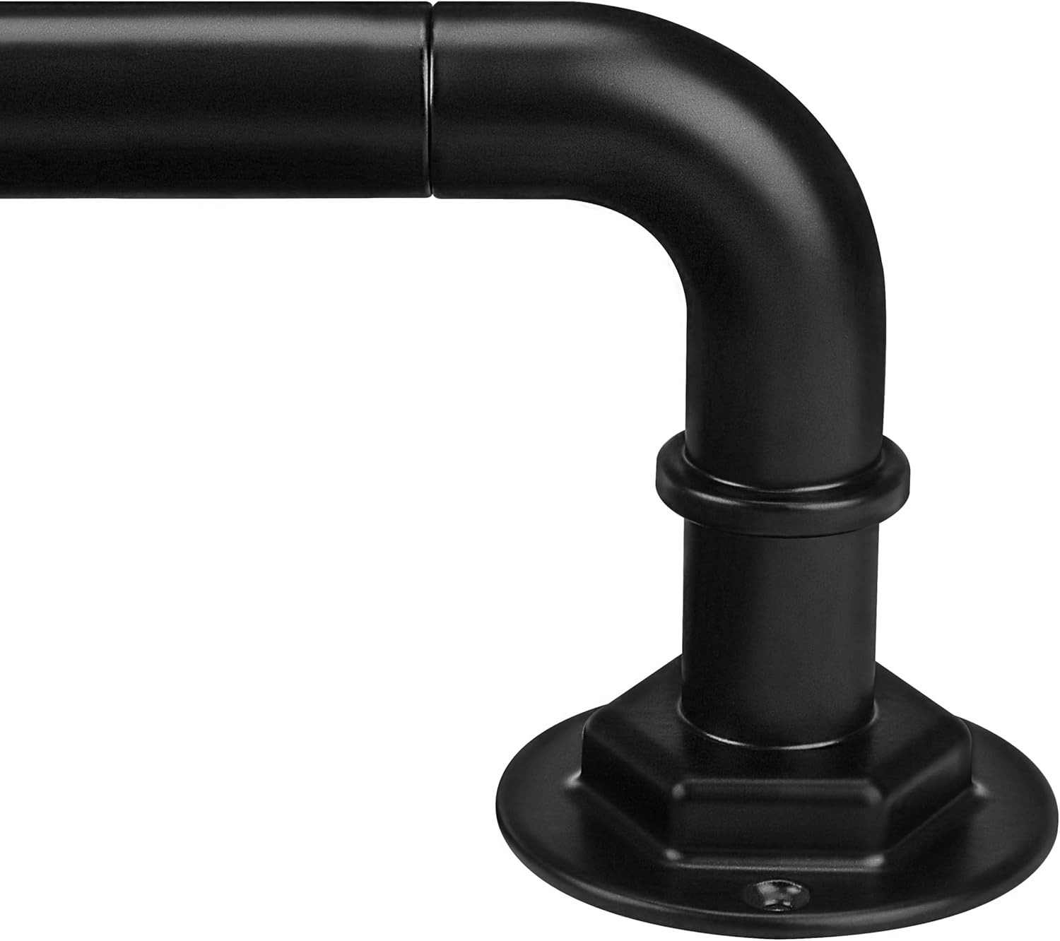 NEW Byondeth Curtain Rod – Adjustable Blackout Wrap Around (Black)