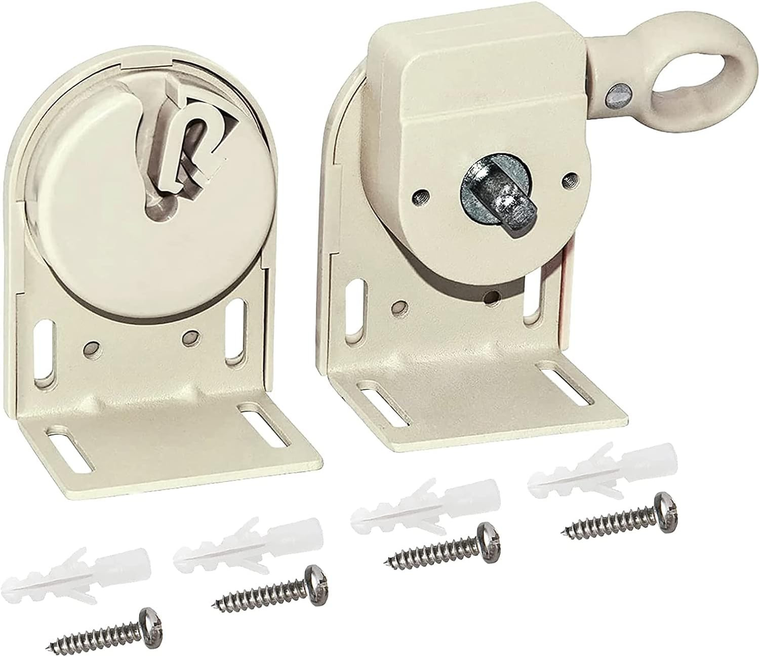 1 Pc Cordless Bracket Sunshade Replacement for Roller Blinds Universal Beige