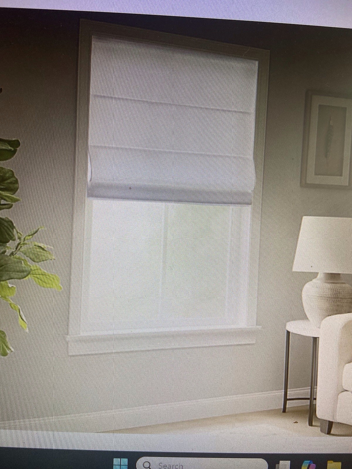 33×64 Madison Park Park Galen Matte Fabric Darkening Cordless Shade White