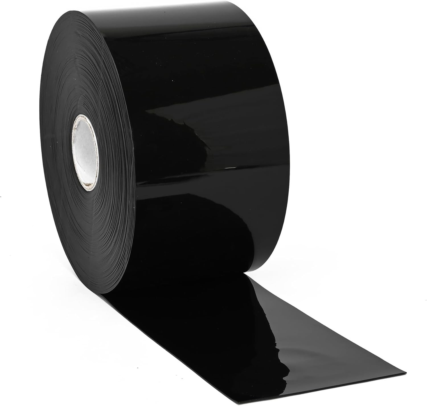 164ft Commercial Plastic Strip Door Curtain Black PVC Strips Curtains Vinyl Bulk