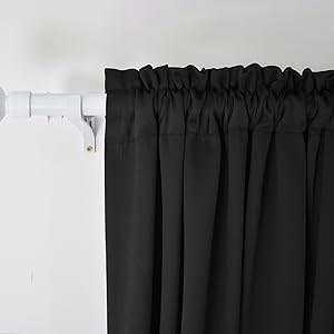 Black Small Tiers Kitchen Short Small Mini Window Curtains Valance 10 inches