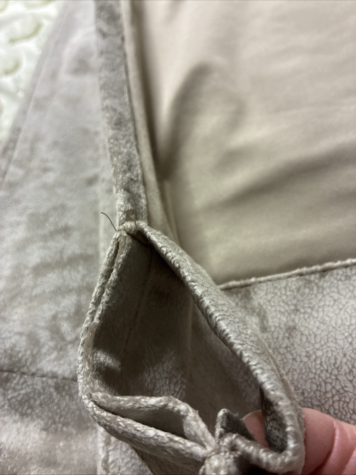 Curtains 2-panels 38 X 96 Inches 100% Polyester with a Suede Look