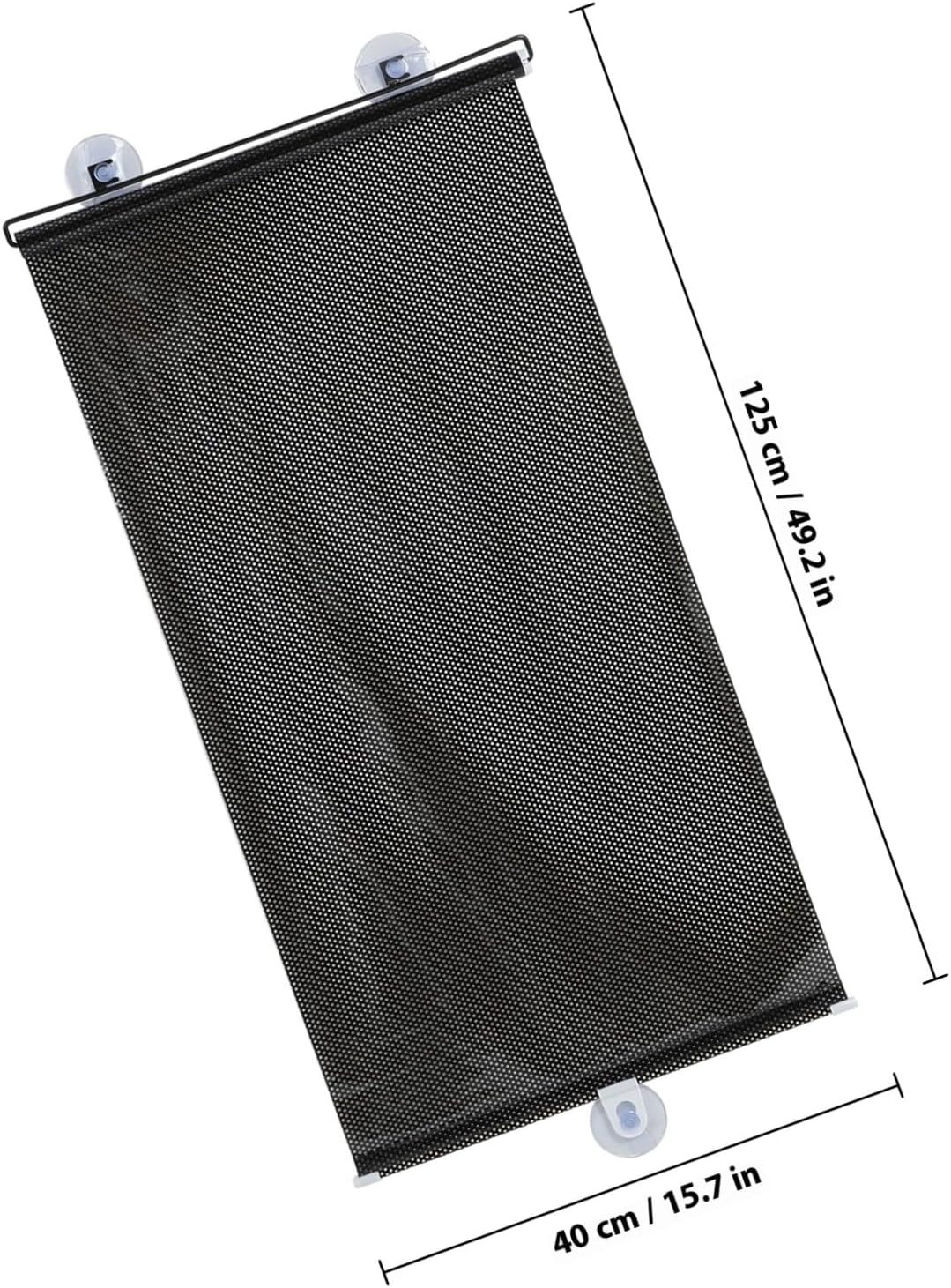 No Drill Light Filtering Blinds, Blackout Blind Curtains with Suction Cups – PVC