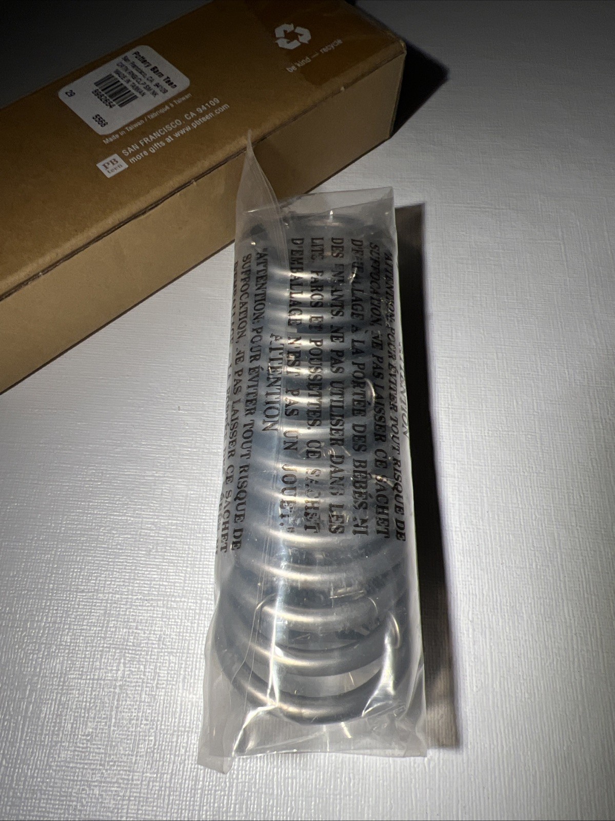 Pottery Barn Teen Curtain Rings w/ Clips Set of 14 Silver Finish PBteen