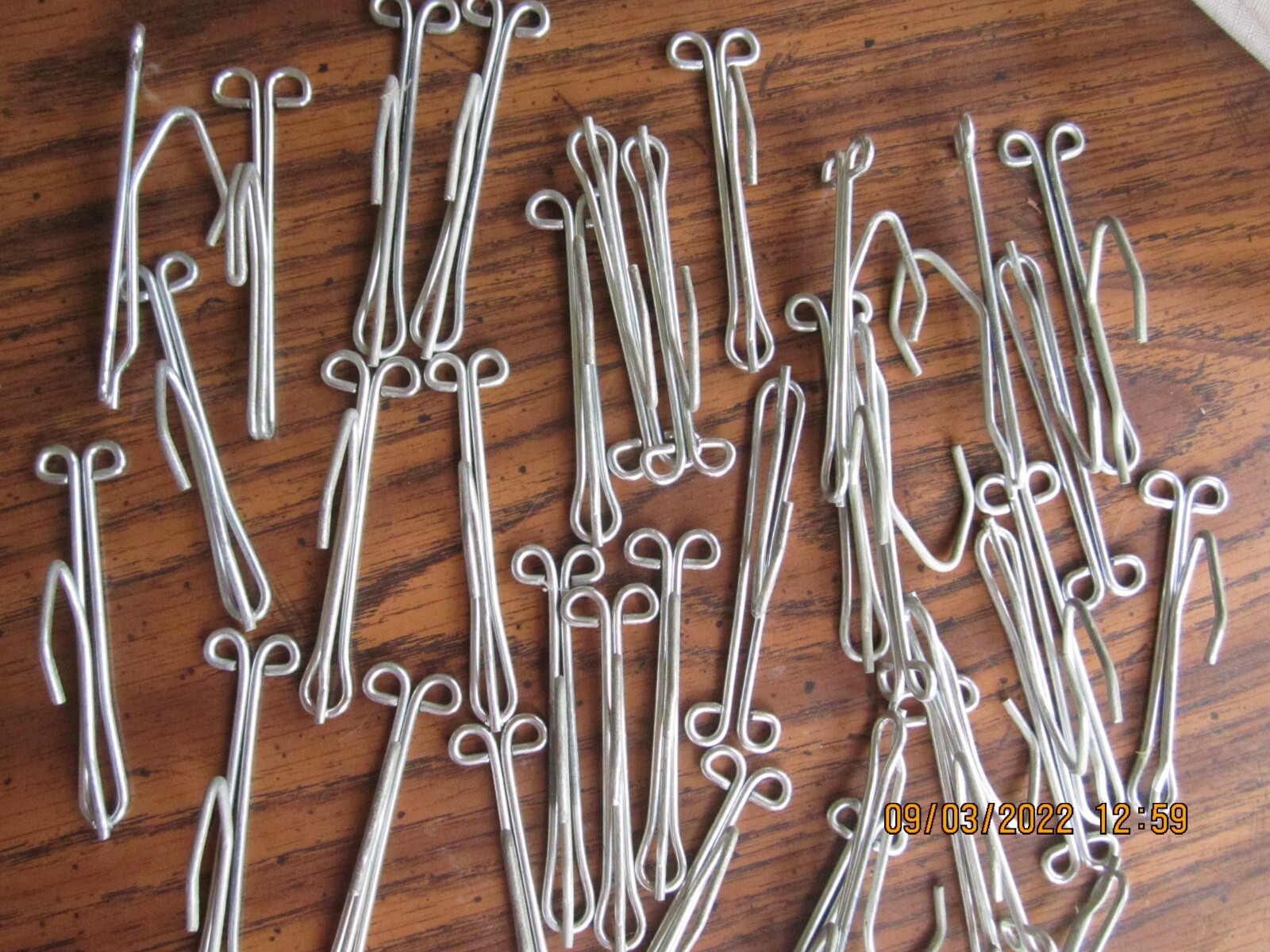 Vintage Slip On Drapery Curtain Hooks Drop Pinch Pleat Drapery Misc. see desc.