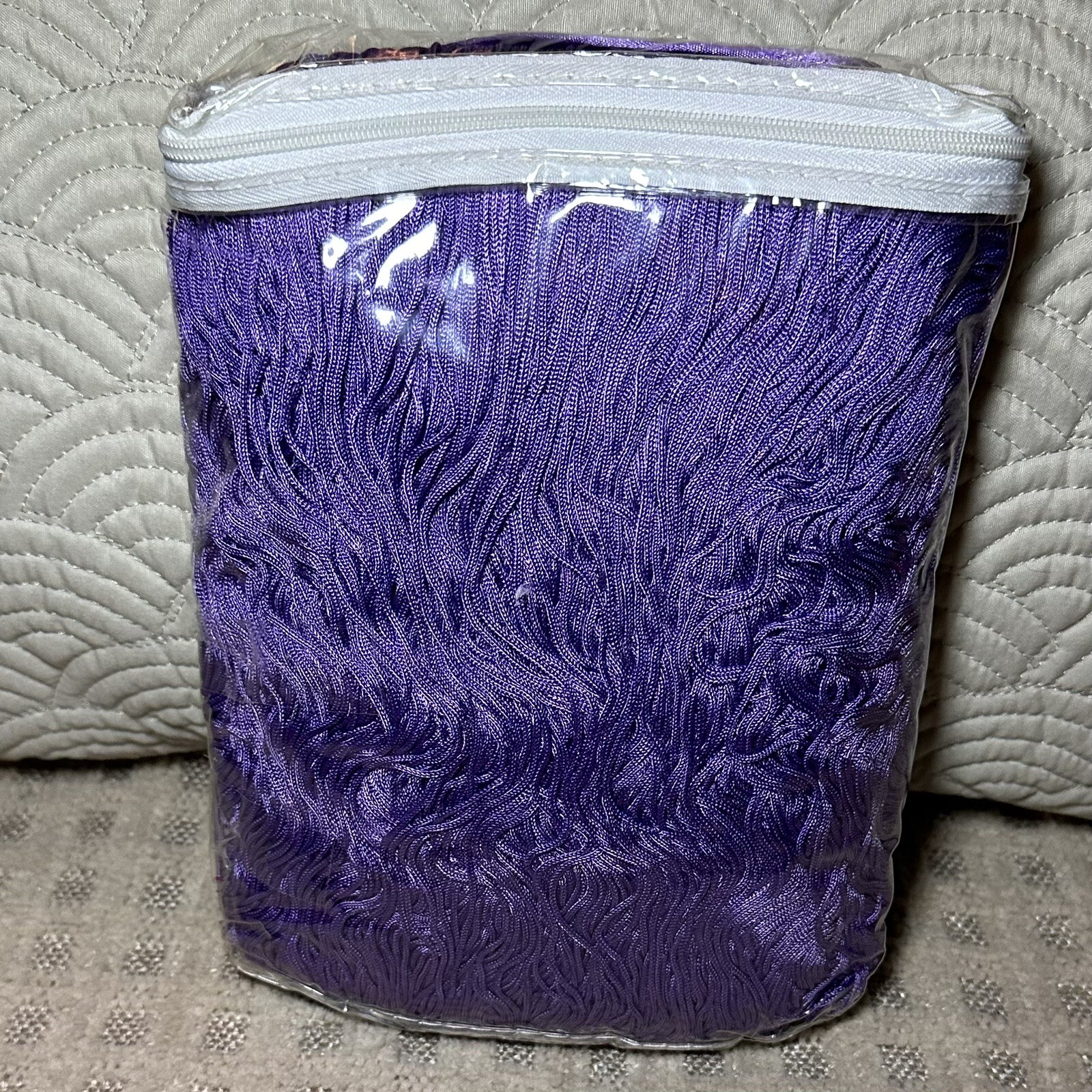 NIP Seventeen Brand Y2K Purple String Curtain Door Panel 32” X 67” NEW Rare