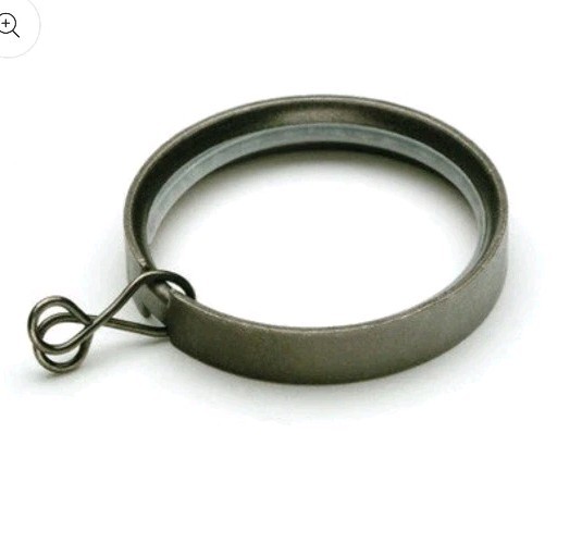 TRAX Drapery Decorative Rings Pewter URGF PT Inside 1.5″ Outside 1.97″ 10 Pack