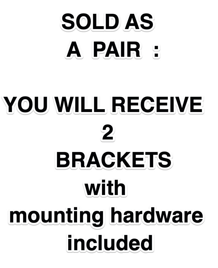 1 PAIR Kirsch Unfinished Wood Trend Bracket 6″ Return for 1-3/8″ Pole 5614EG091