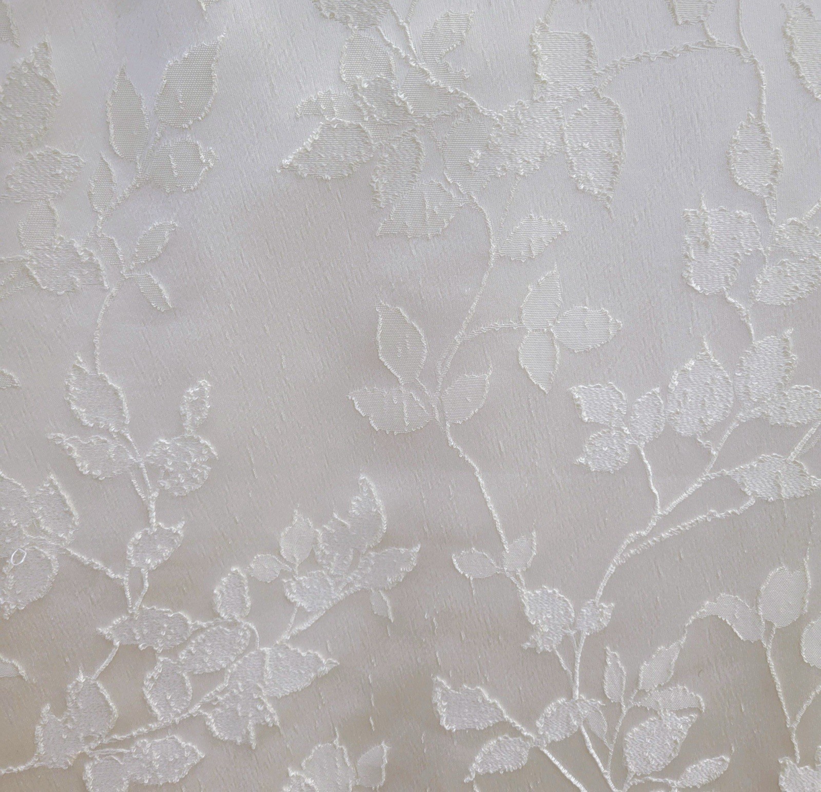 2pk Tahari Curtains Window Panels 50” x 96” Beige Off White Floral Spring Summer