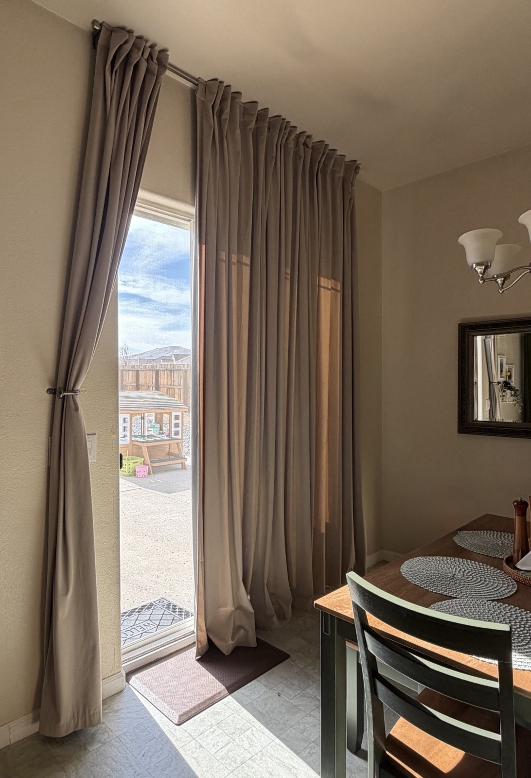 120” Curtains 4 Panels In The Color Sand