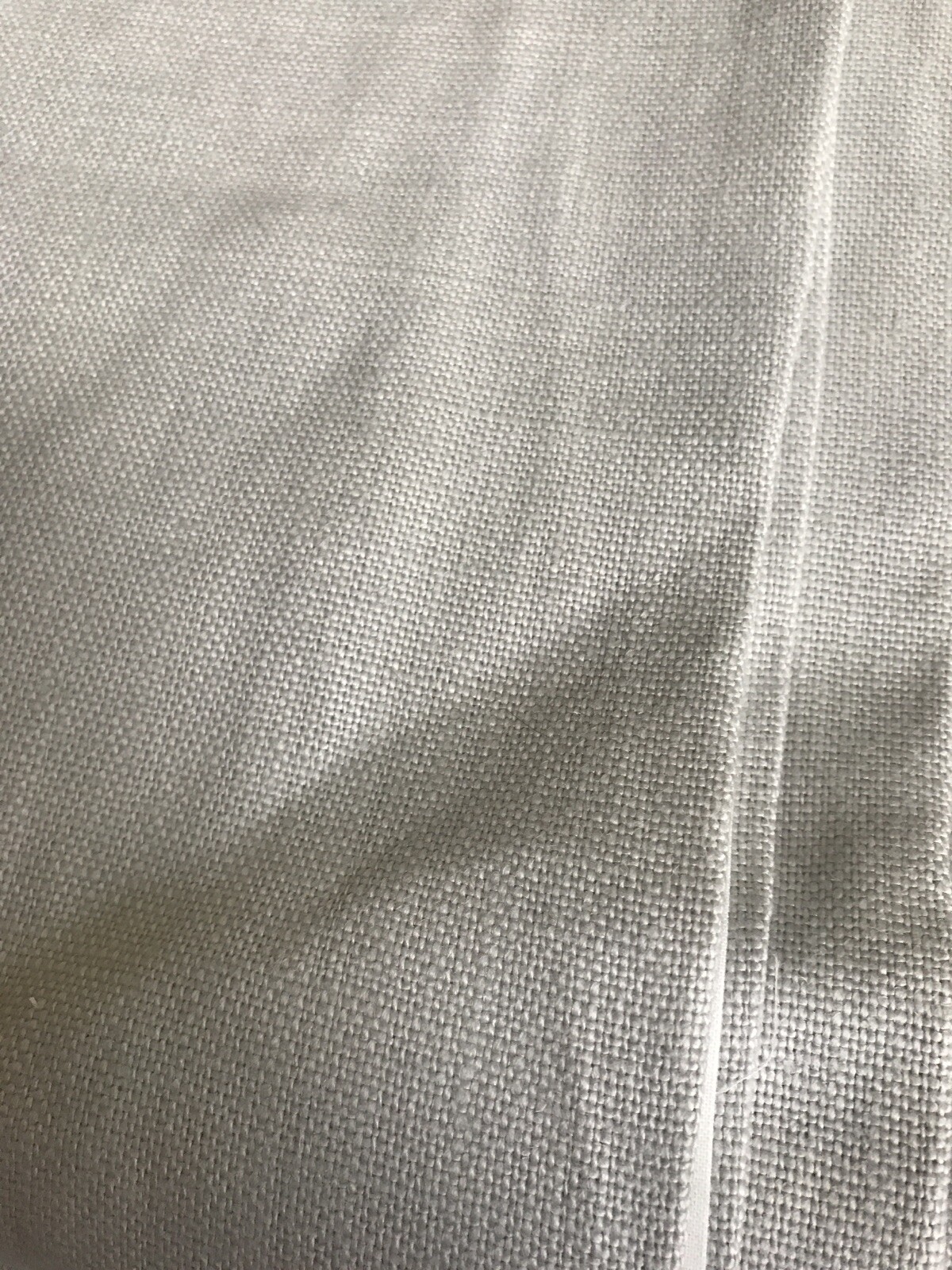 Restoration Hardware Belgian Linen Textured French Pleat Drape 46×96 Mist