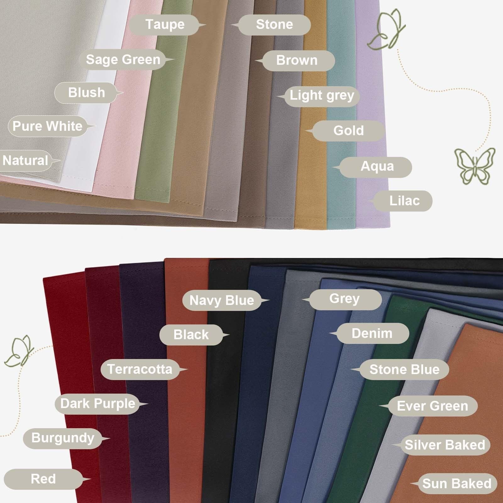 Cafe Curtains 24 Inch Length, Light Blocking Short Kitchen Window Curtains Ov…