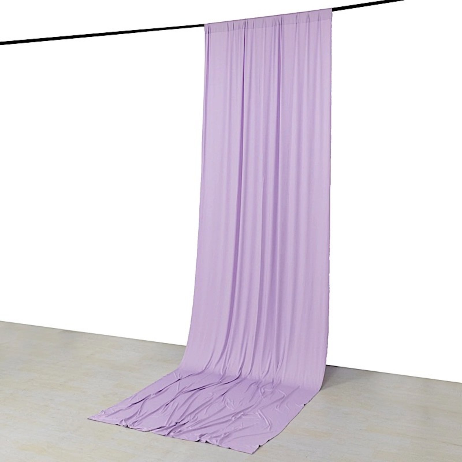 5 ft x 14 ft LAVENDER 4-Way Stretch Spandex Divider Backdrop Curtain Wedding