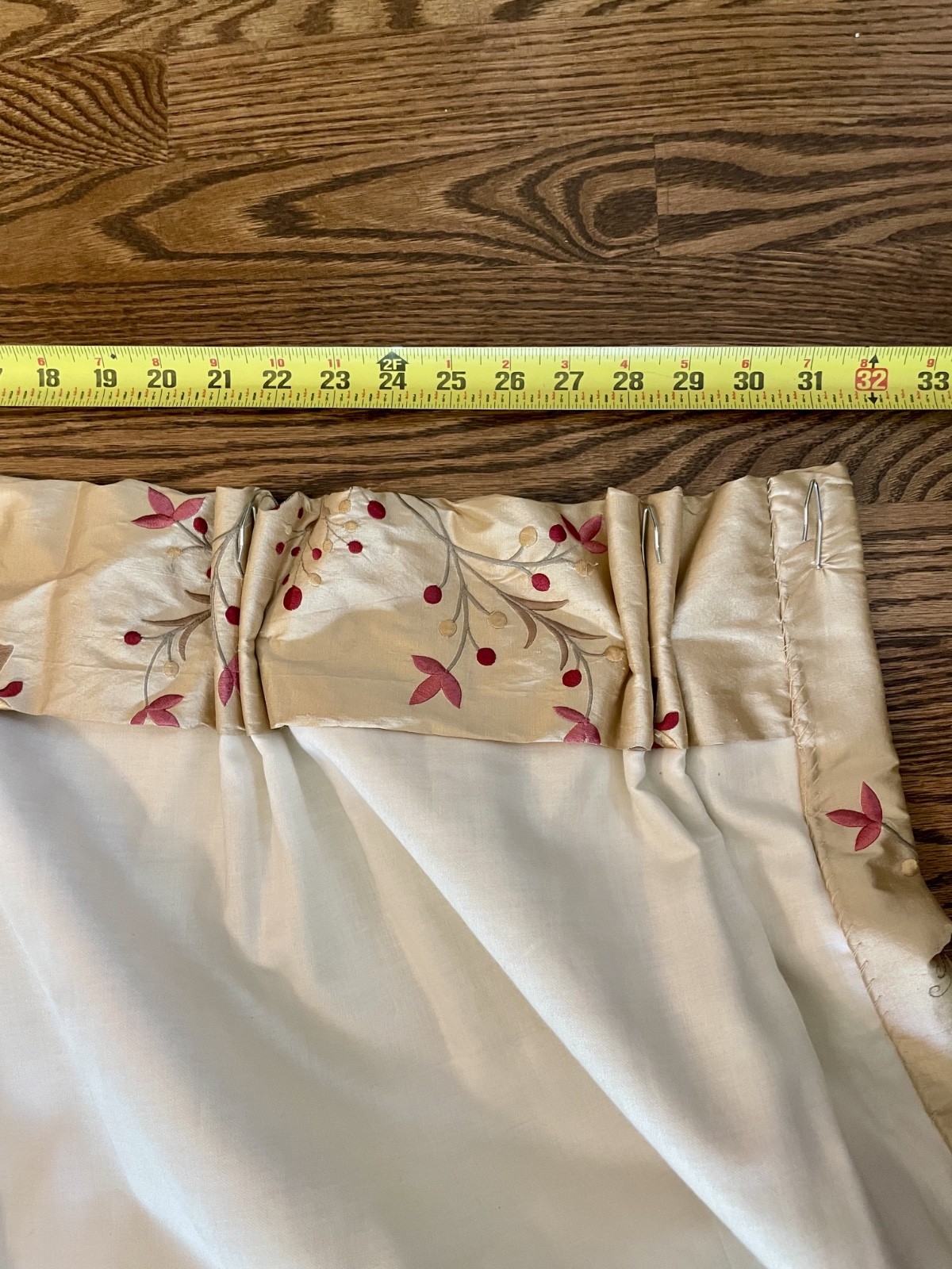 Luxury Dupioni Silk Curtain Panels – The Curtain Exchange – 115″ L x 48″ W