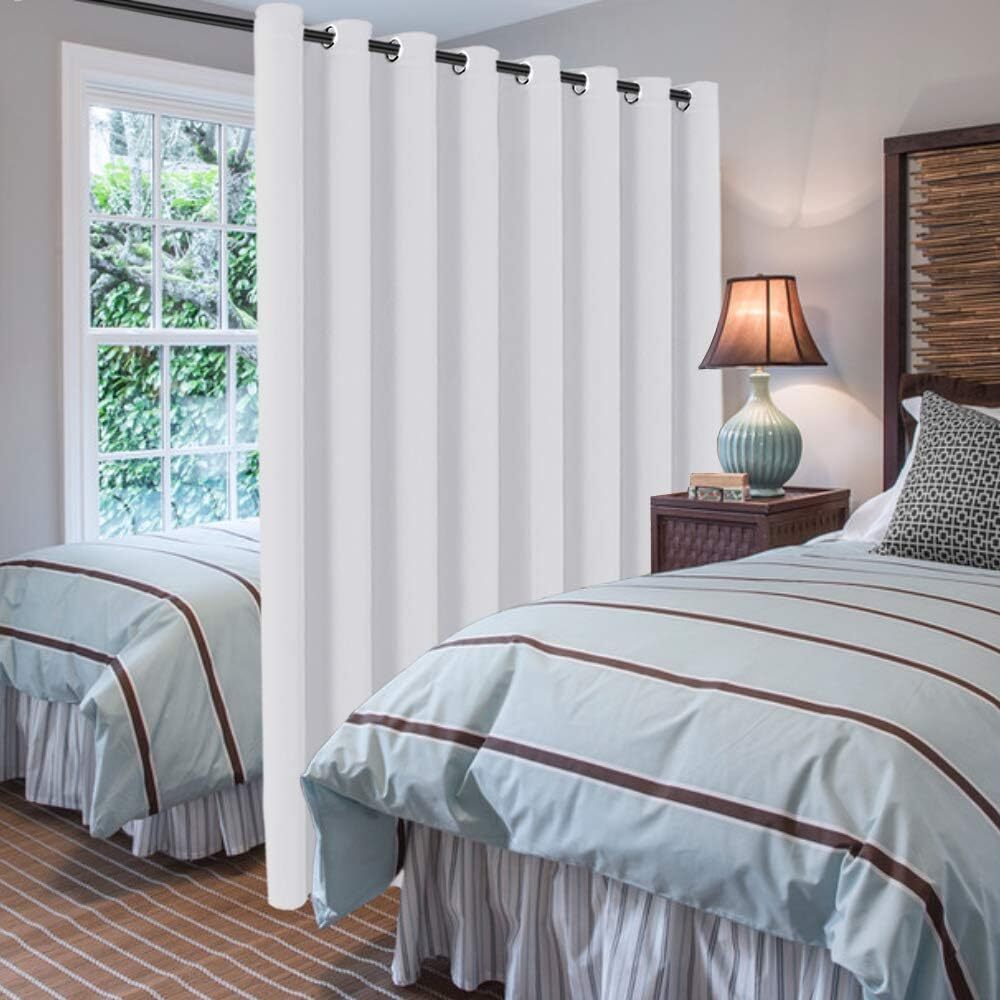 Cortinas Blancas Patio 100 X 84 Pulgadas Para Puerta Corredera Paneles Cortina