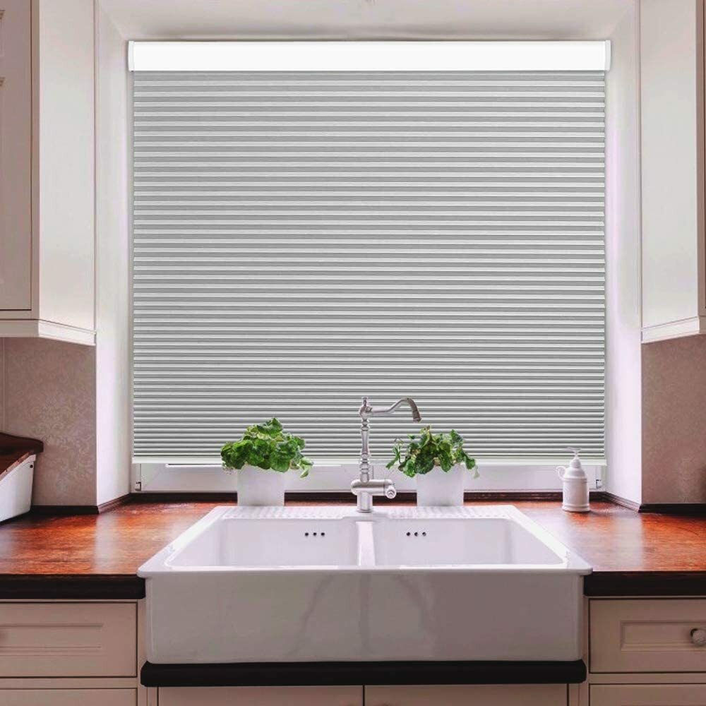 Cordless Cellular Shades Blackout Honeycomb Blinds,Bottom Up Blinds Paper Fabric